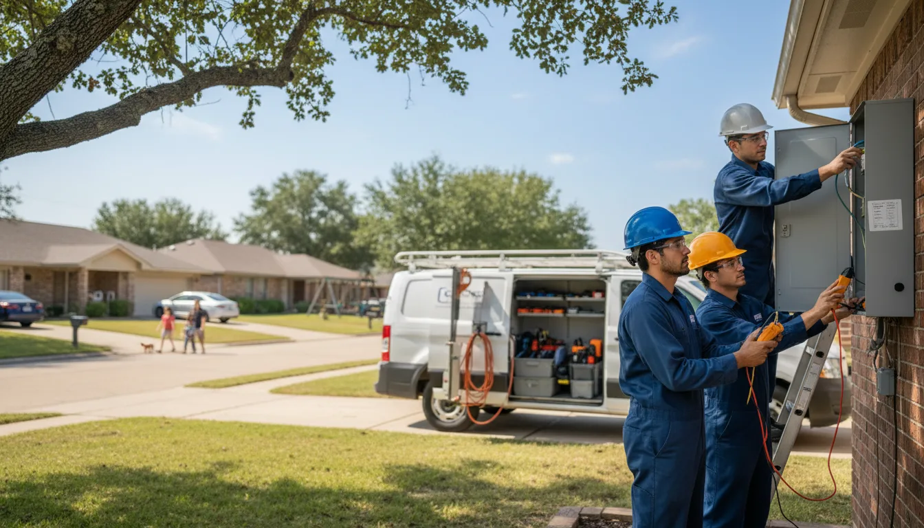 Certified electrician providing emergency electrical services in Bay Port, MI